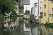 Alzette River In Grund Valley Of Luxembourg