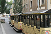 Tourist City Train In Luxembourg Grund Valley