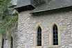 Tourist In Front Of A Small Castel In Luxembourg Grund