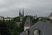 Panorama Over The Old City Of Luxembourg